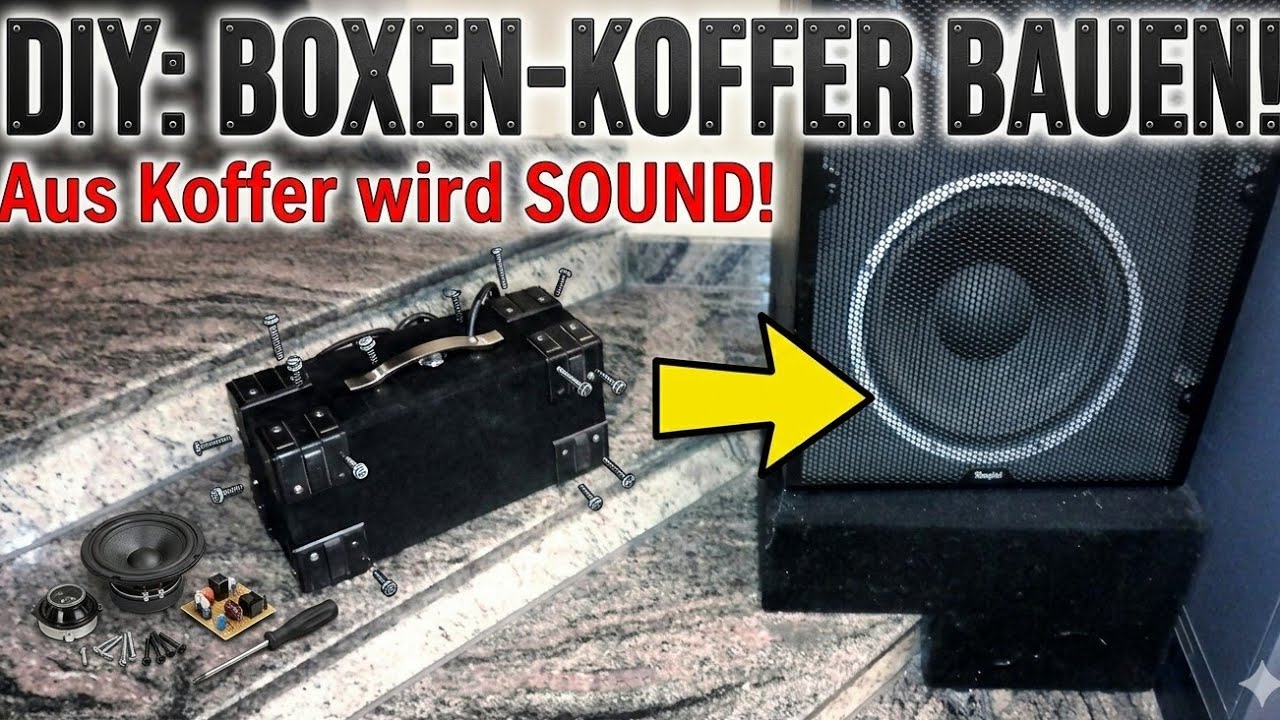 DIY BLUETOOTH LAUTSPRECHER (KOFFER) Bauen #basteln #mix #diy 