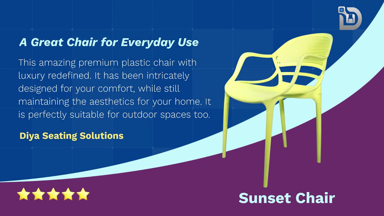 New Plastic Chair Collection | Diya Seating Solutions