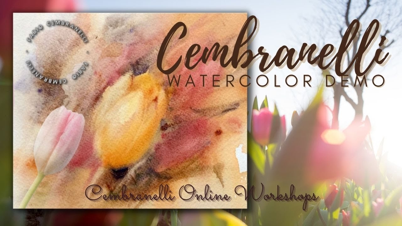 Lifting out pigment: Wet on Wet Watercolor Demonstration