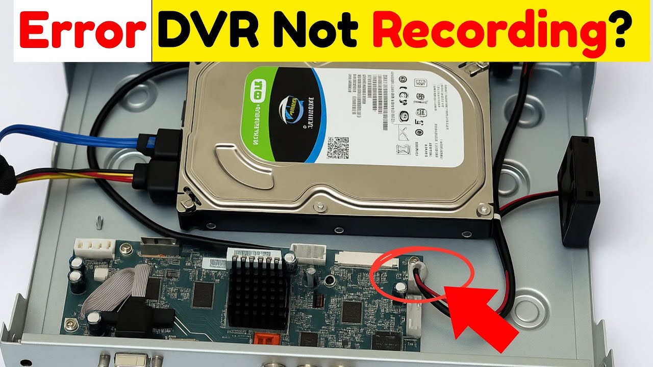 Fix DVR Hard Drive Error Fast! 🔧 Tested 2025 Method