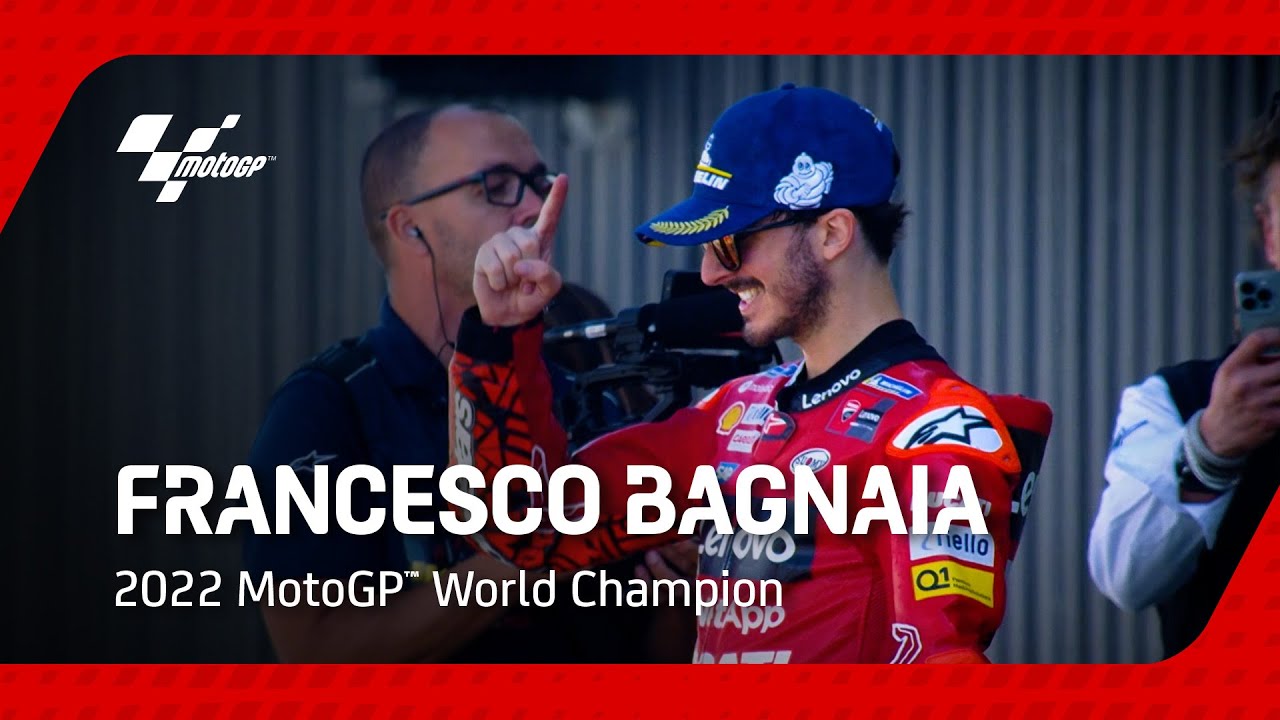 Francesco Bagnaia is the 2022 #MotoGP World Champion! 🏆 |&nbsp; #PerfectComb1nation