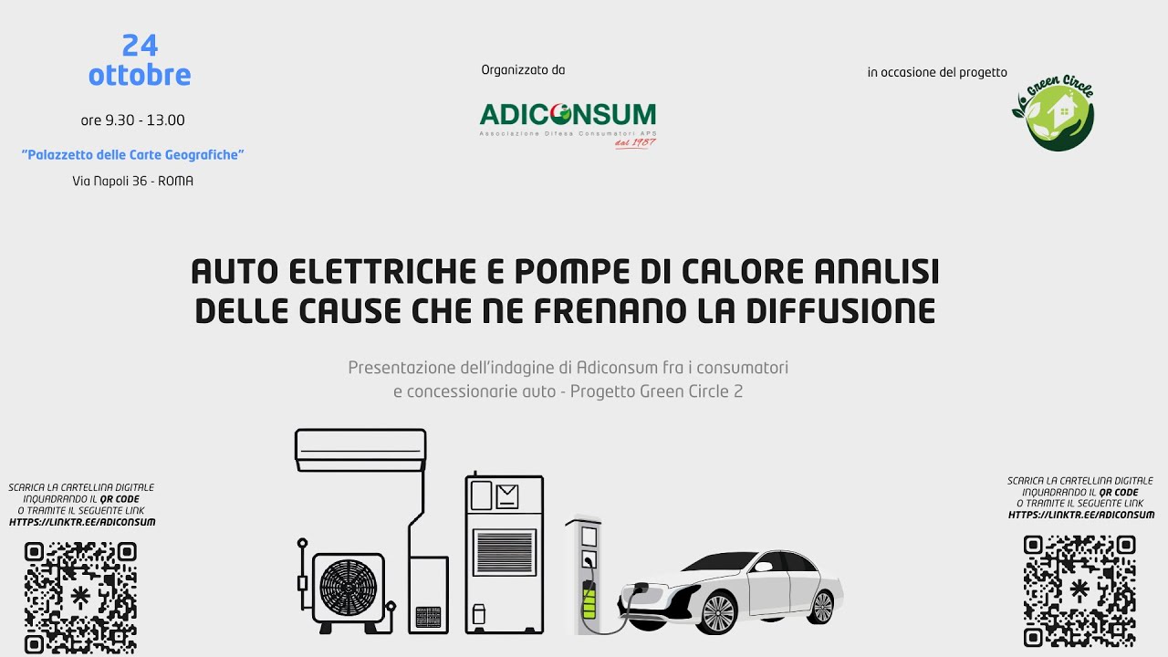 Auto Elettriche e Pompe di Calore, analisi delle cause che ne frenano la diffusione