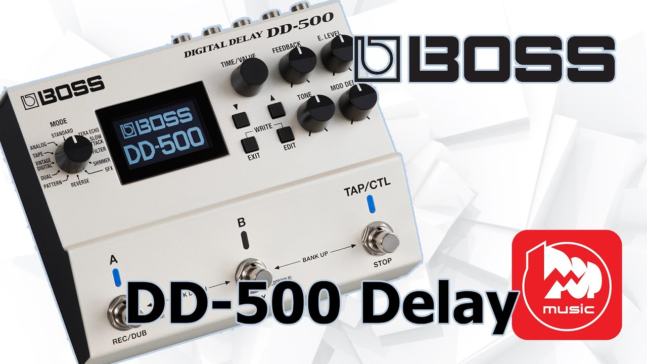 BOSS DD-500 - лучший гитарный Delay процессор. Гитарный видеоблог #1