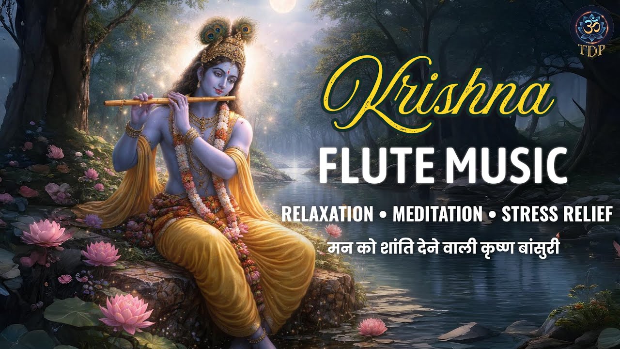 Lord Krishna Flute Music | Relaxation-Meditation-Stress Relief | मन को शांति देने वाली कृष्ण बांसुरी