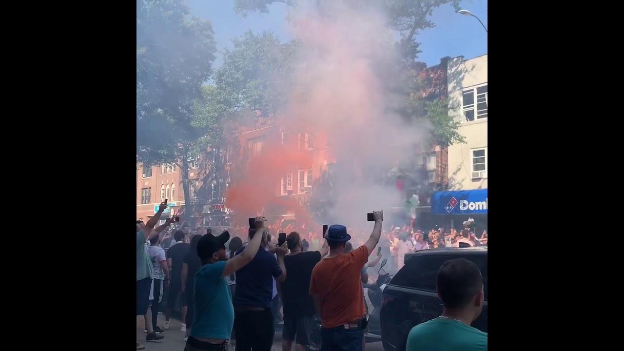 Algerian in USA احتفالات الجزائريين في امريكا
