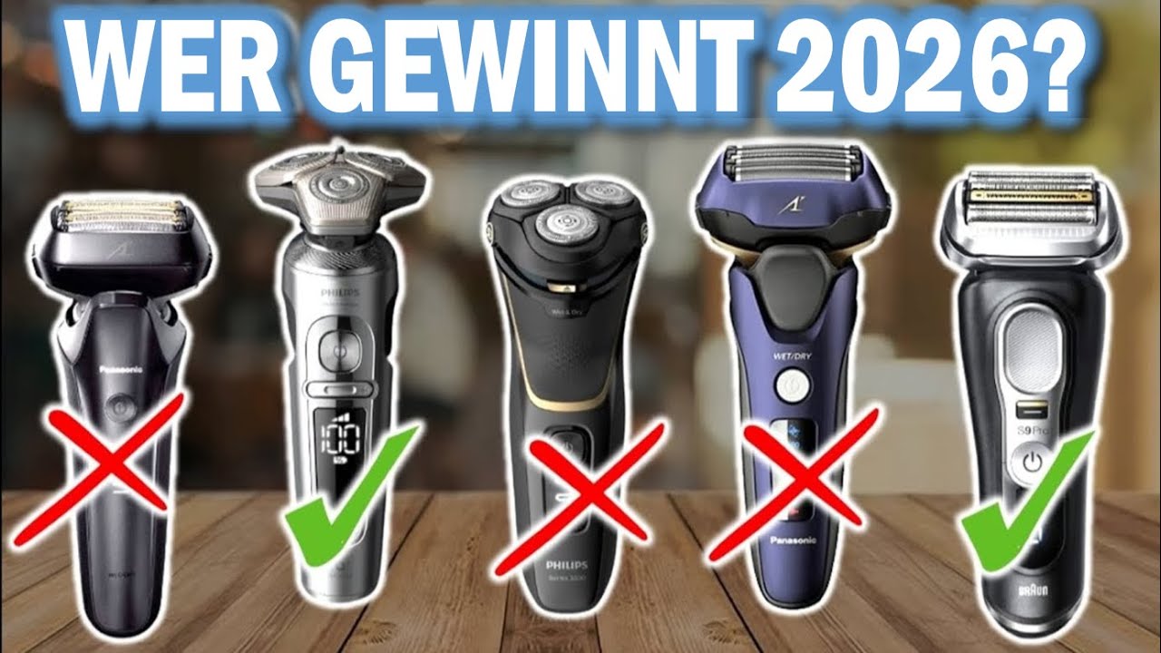 Beste ELEKTRISCHE RASIERER 2026 | Top 3 Elektro Rasierer 2026