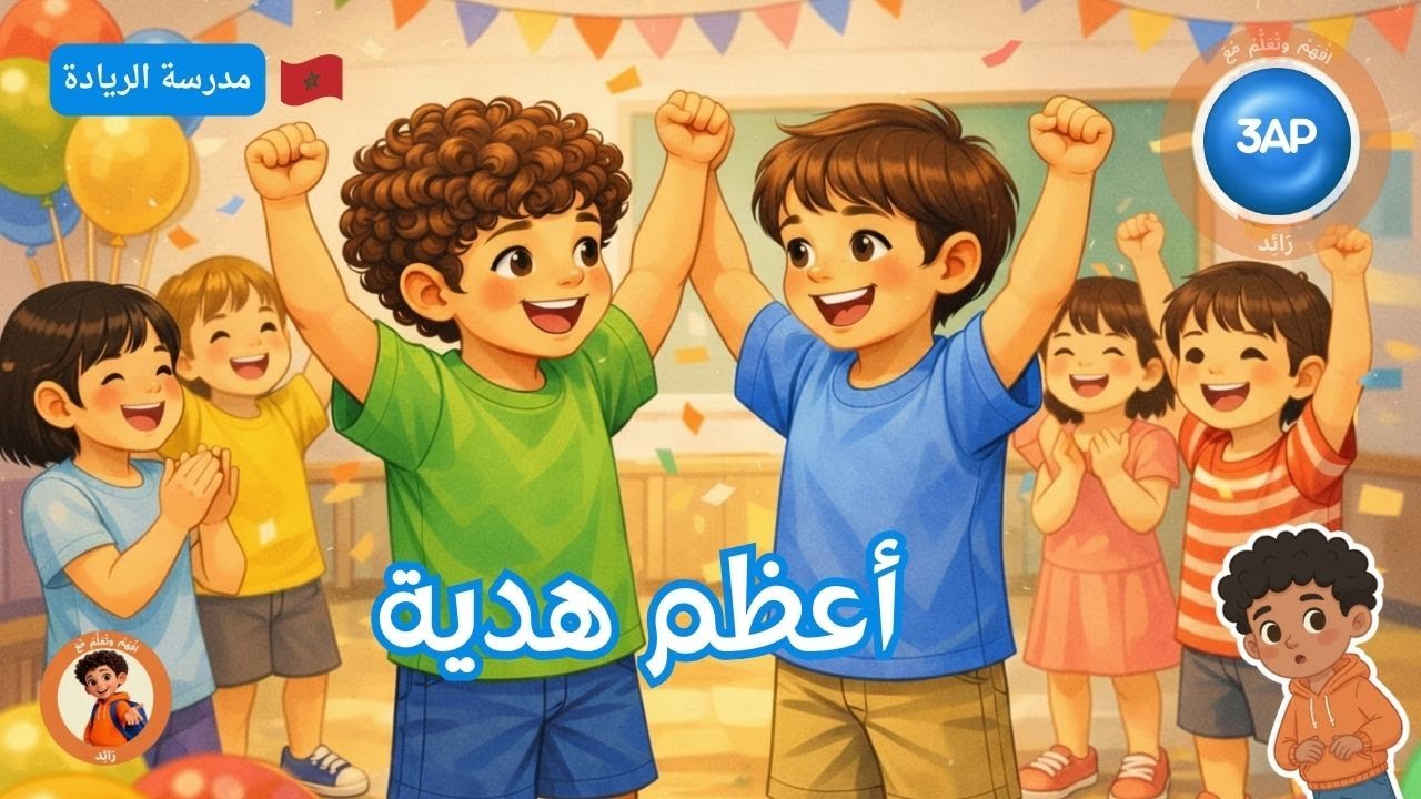 أعظم هدية – قراءة عربية 3AP | قصة تعليمية | مدرسة الريادة