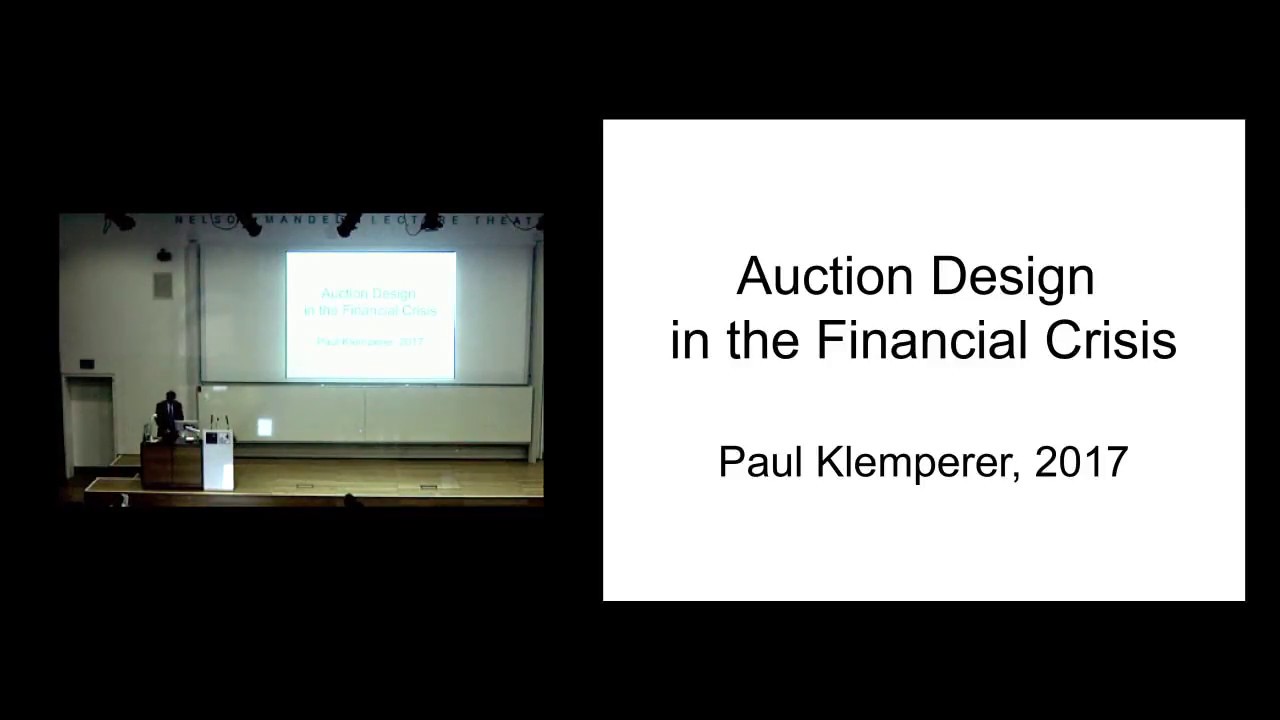 (December 2017) Paul Klemperer 