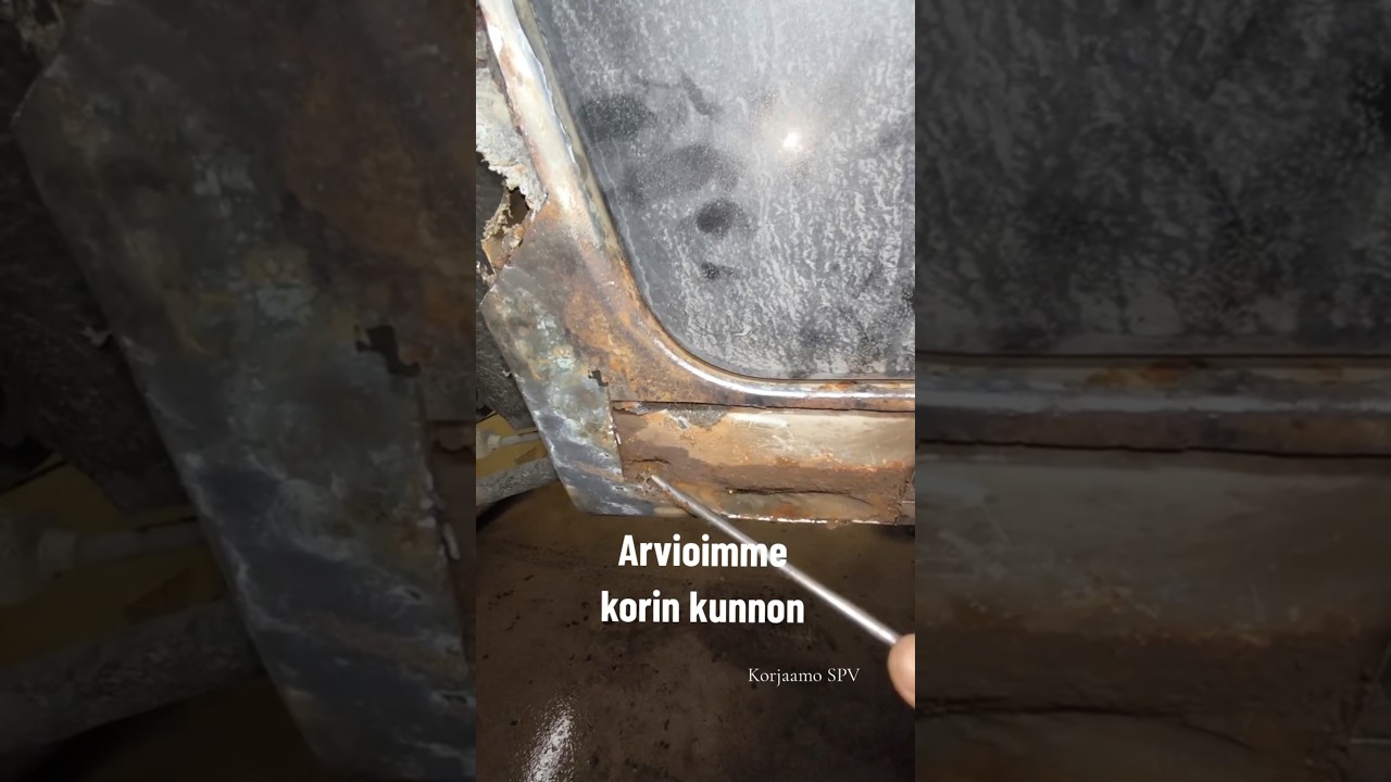 Arvioimme korin kunnon #tampere #autohuolto #ruoste #tarkastus