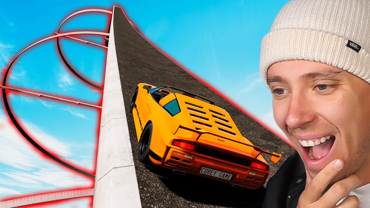 Cars vs CURSED Roads in beamNG