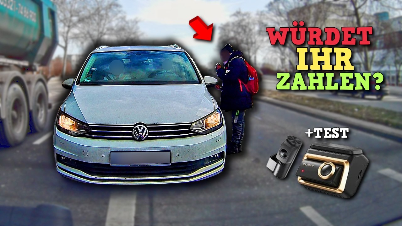Betteln an AMPEL & ungeduldig über ROT! (Dashcam TEST) | DDPAI Z90 Pro im Test | Werbevideo