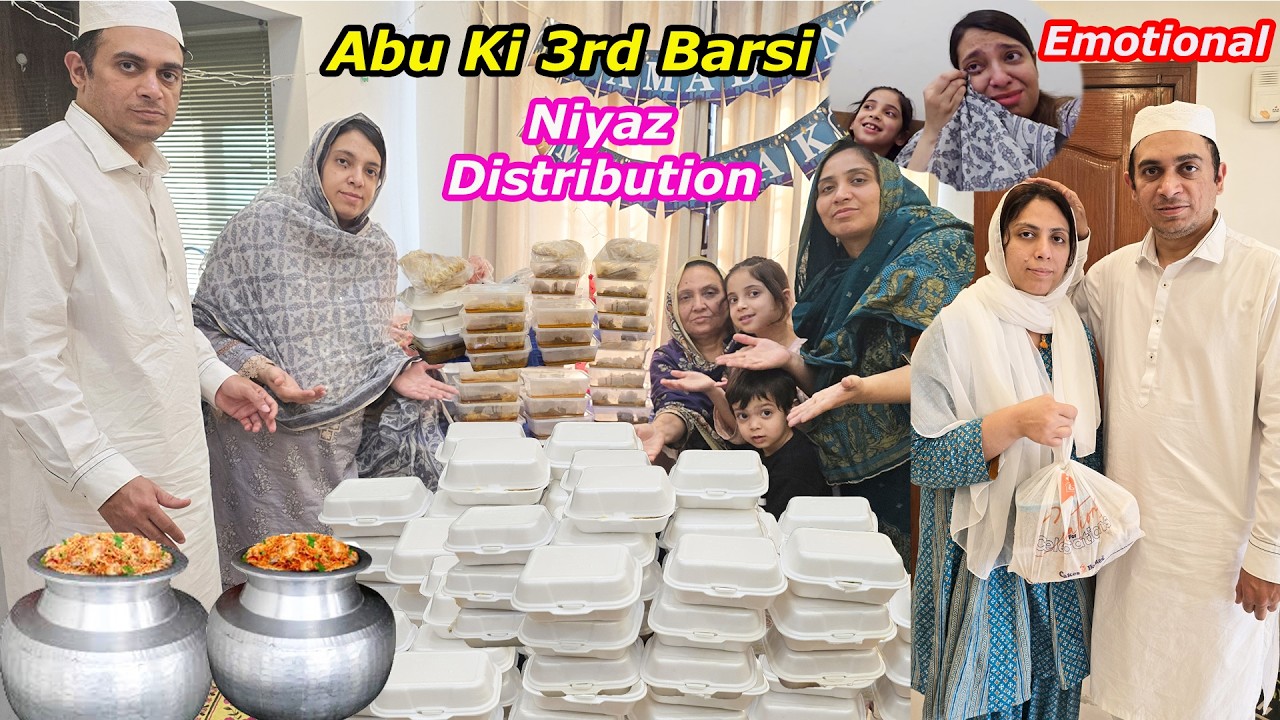 Abu Ki 3rd Barsi Per Momina Emotional Kyu Hui😢 | Anmol Ka Annual Result Kia Aya | Niyaz Distribution