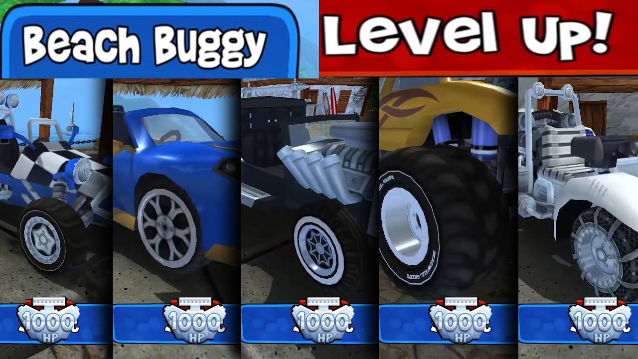 Beach Buggy Racing - Upgrade all cars to 1000 HP