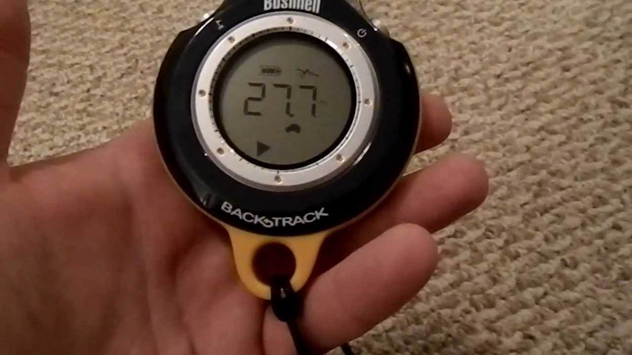 Bushnell Backtrack GPS — очень прост в использовании!