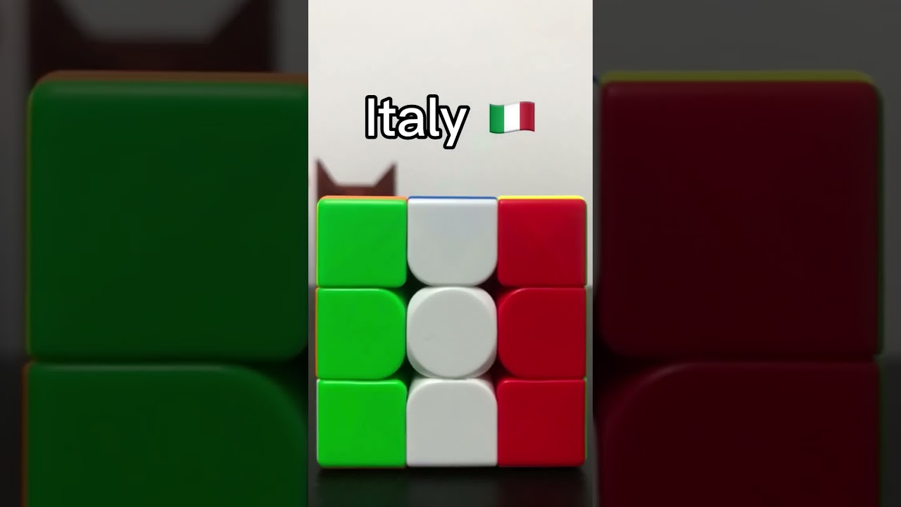 Countries on Rubik&rsquo;s cubes #fyp #rubiks #cube #3x3 #countries #country #twice #repeated #shorts