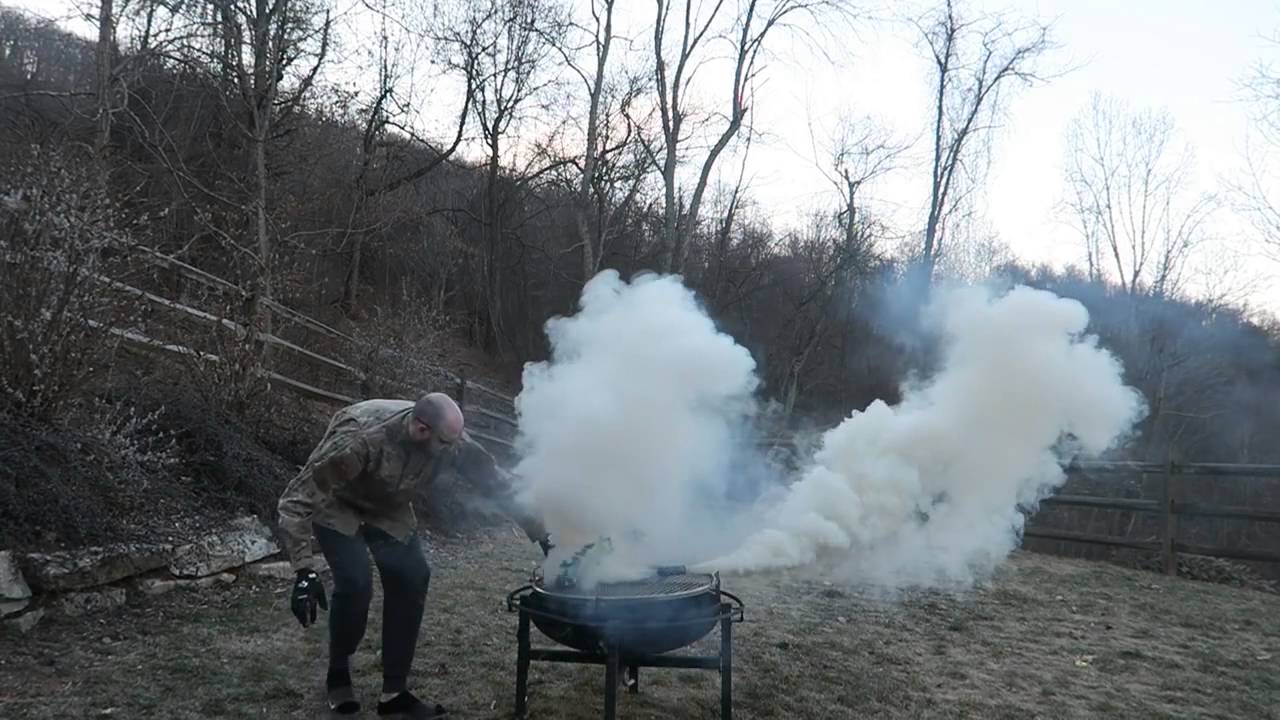 Airsoft Smoke Grenade Test - Burst Smoke Grenades