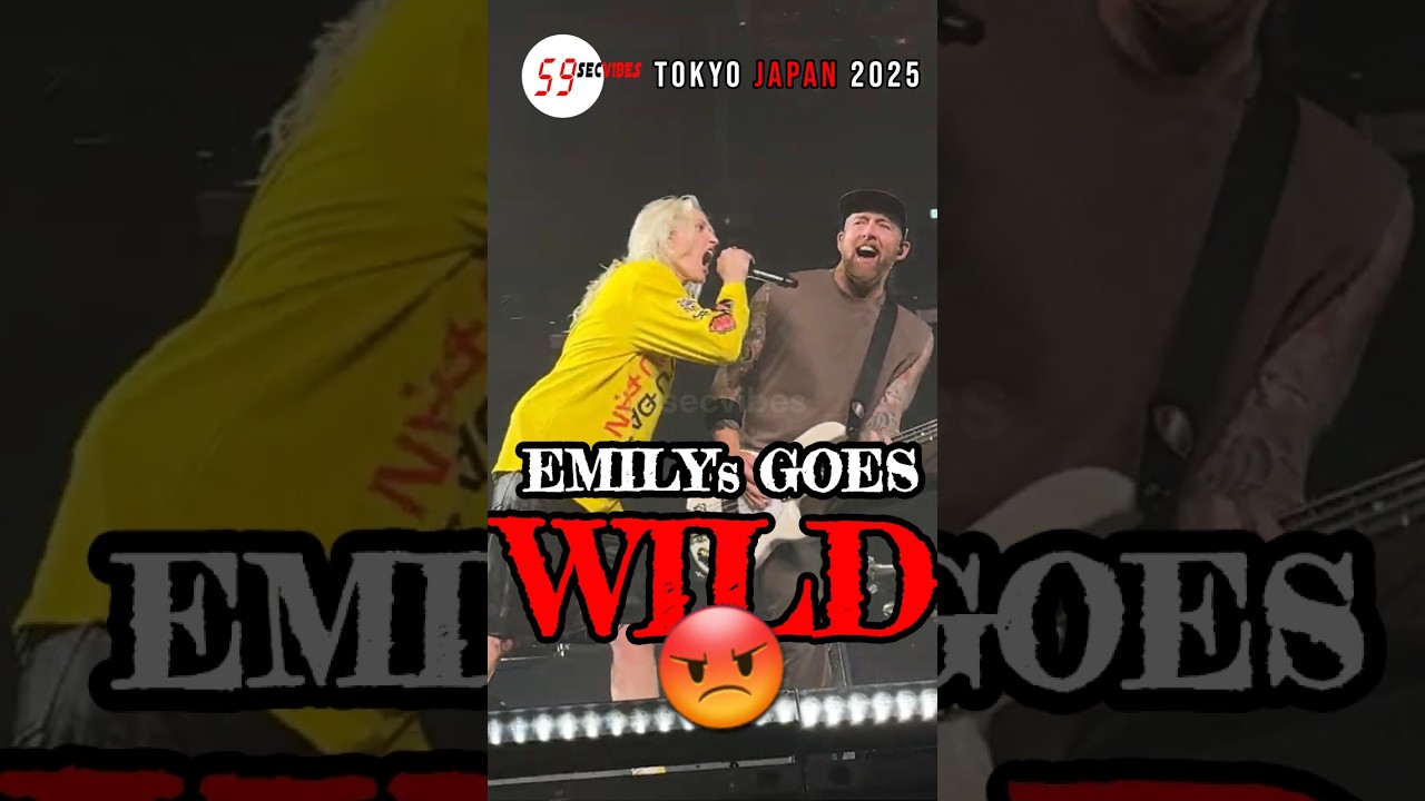 Emily's Goes Wild with Dave Farrell! Tokyo, Japan 2025 #linkinpark #live #concert #funny #shorts
