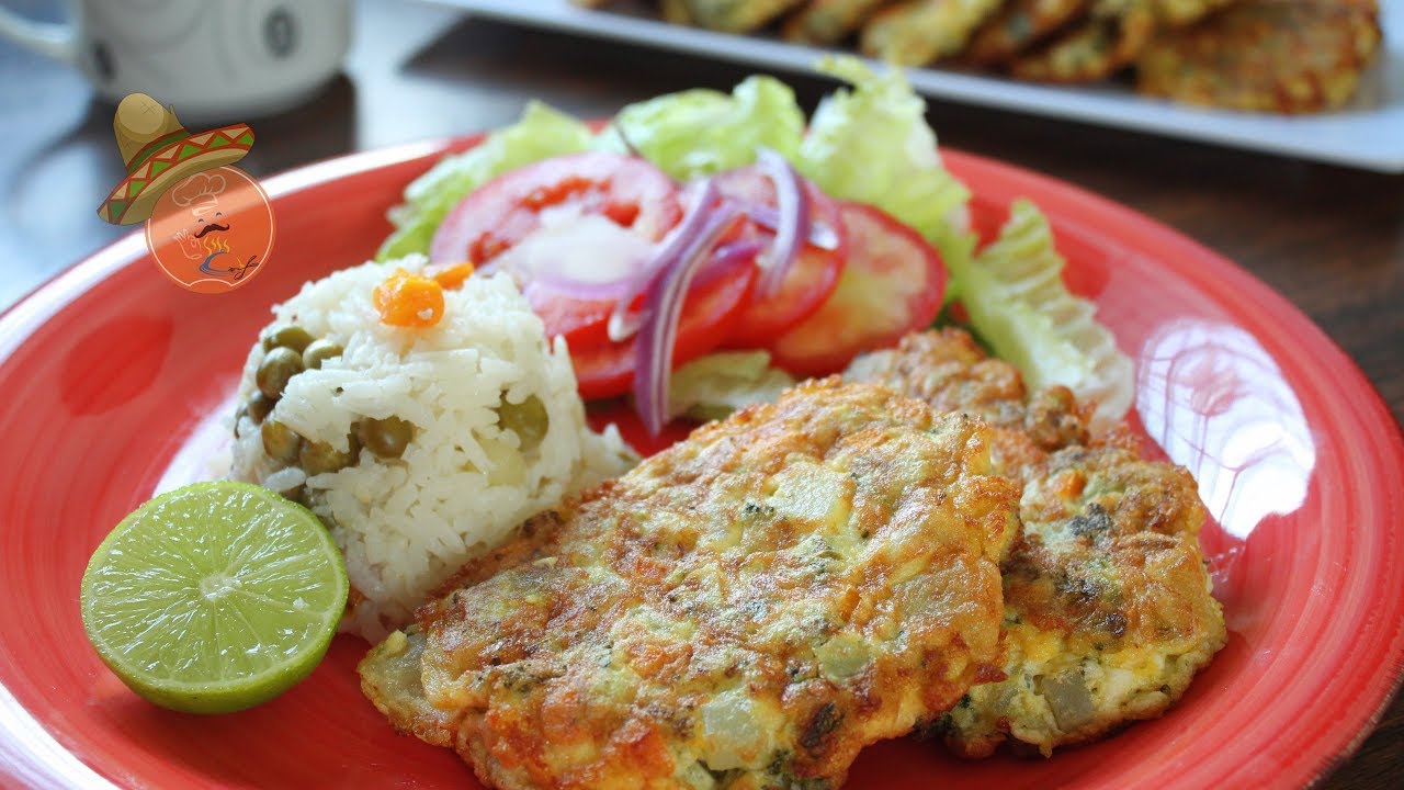 Tortitas de Verduras con Queso