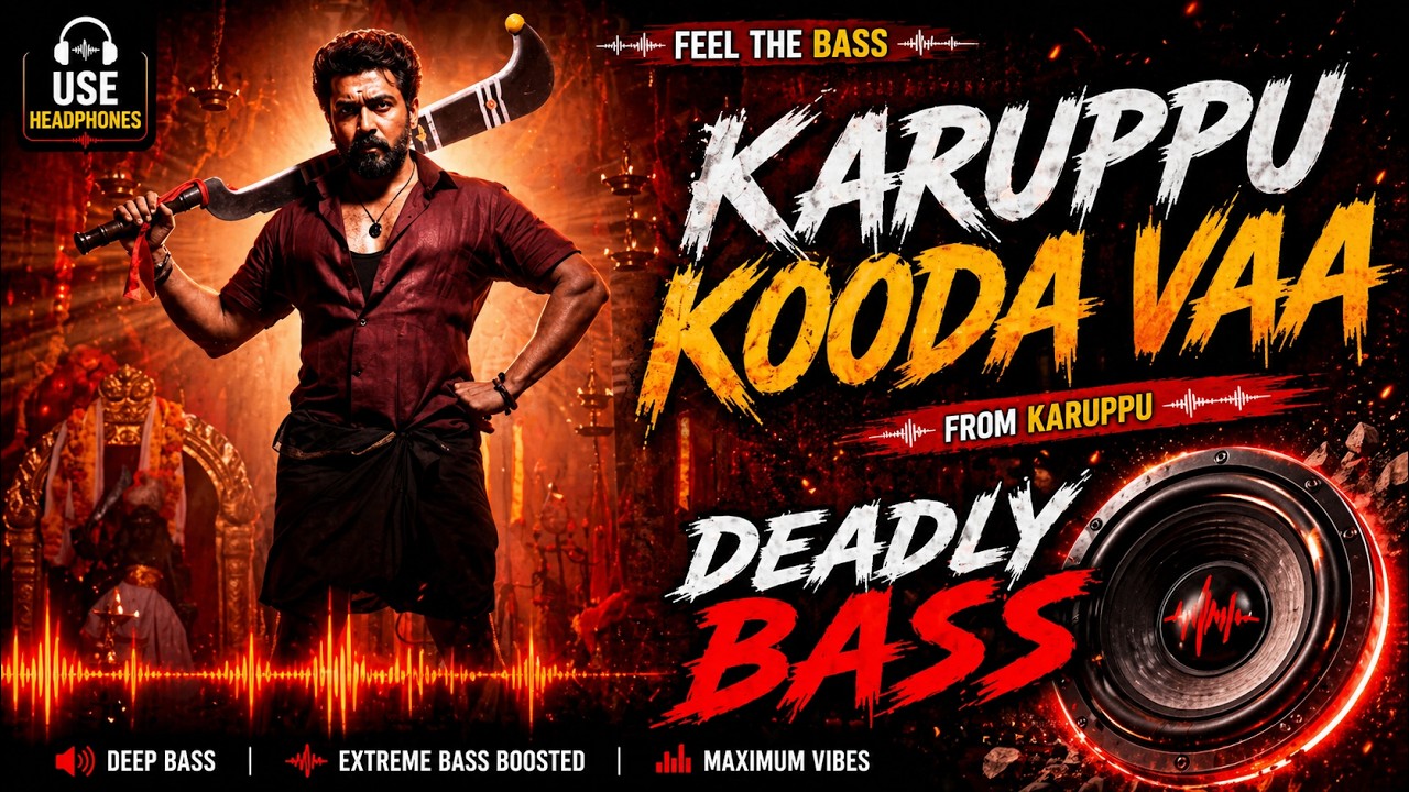 🔥 KARUPPU KOODA VAA &ndash; DEADLY BASS BOOSTED 🔊 | USE HEADPHONES (32HZ - 51HZ) | KARUPPU | Sub Shaker