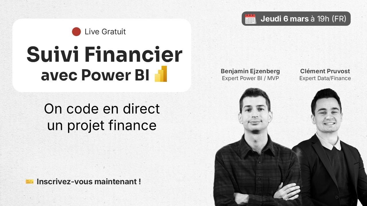 📊 L'Atelier Power BI (édition Finance) - On Code une Solution en Direct