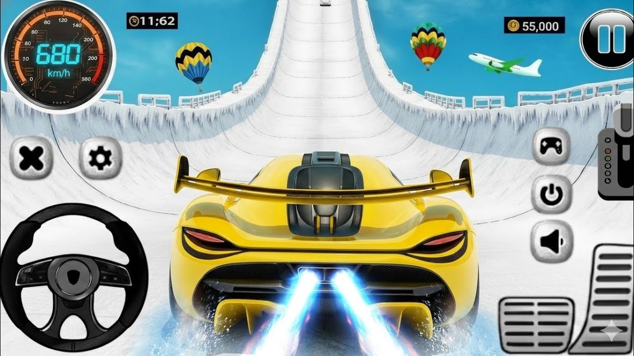 Ultimate Mega Ramp GT Car Racing Simulator | Extreme Car Stunts 3D Android Game | GT Car Racing 2026