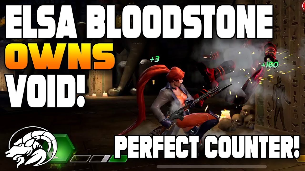 Elsa Bloodstone Perfect Counter For Fighting Void | Marvel Contest of Champions