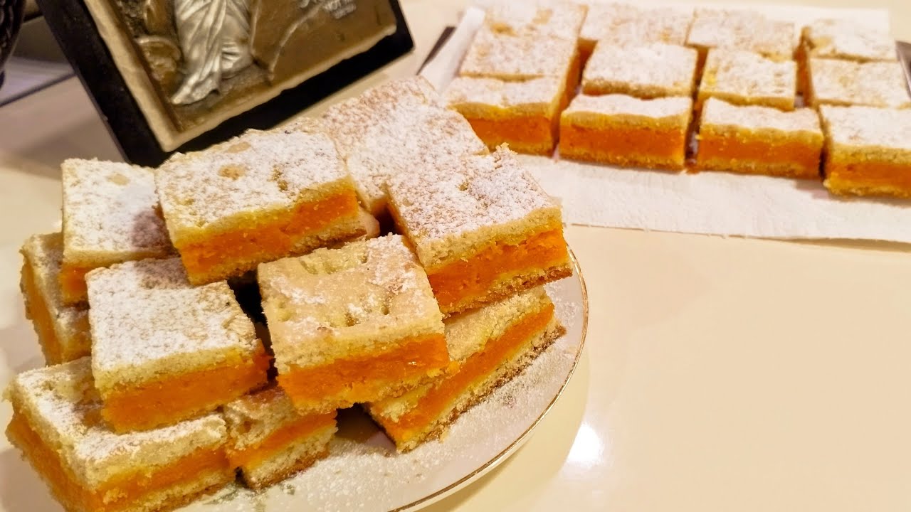 Cea mai bună prăjitură cu dovleac și aluat fraged,rețetă specială a Bunicii