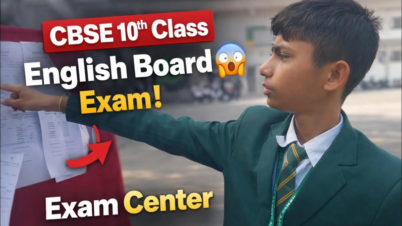 “CBSE 10th Class English Board Exam 😱” #exam #cricketer #viral 