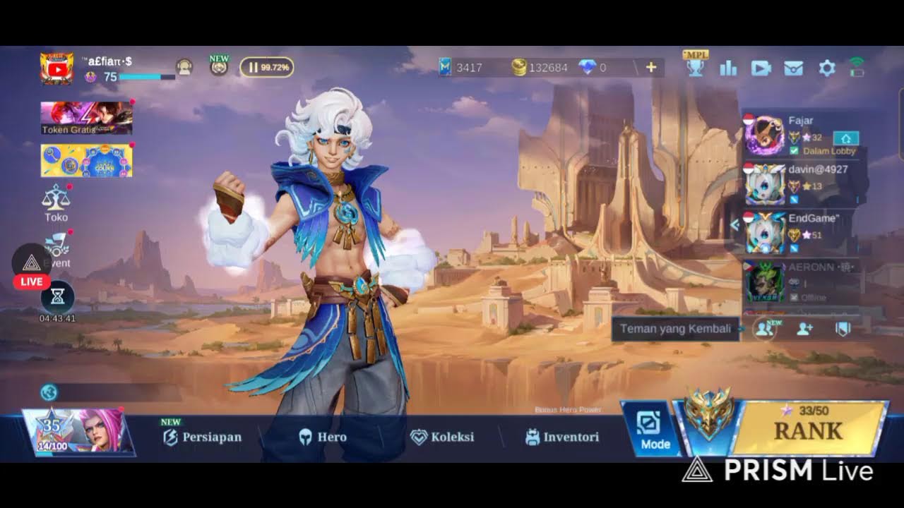 🔴live | welcome kawan #mobilelegends #mlbb #mpl #mplid #moskov #playergoldlane #m7