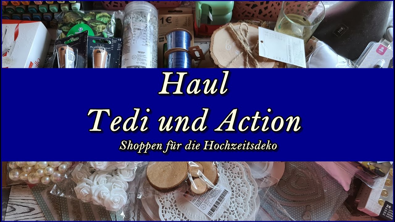 Haul Tedi und Action Hochzeitslastig👰🏼‍♀️🤵🏼‍♂️