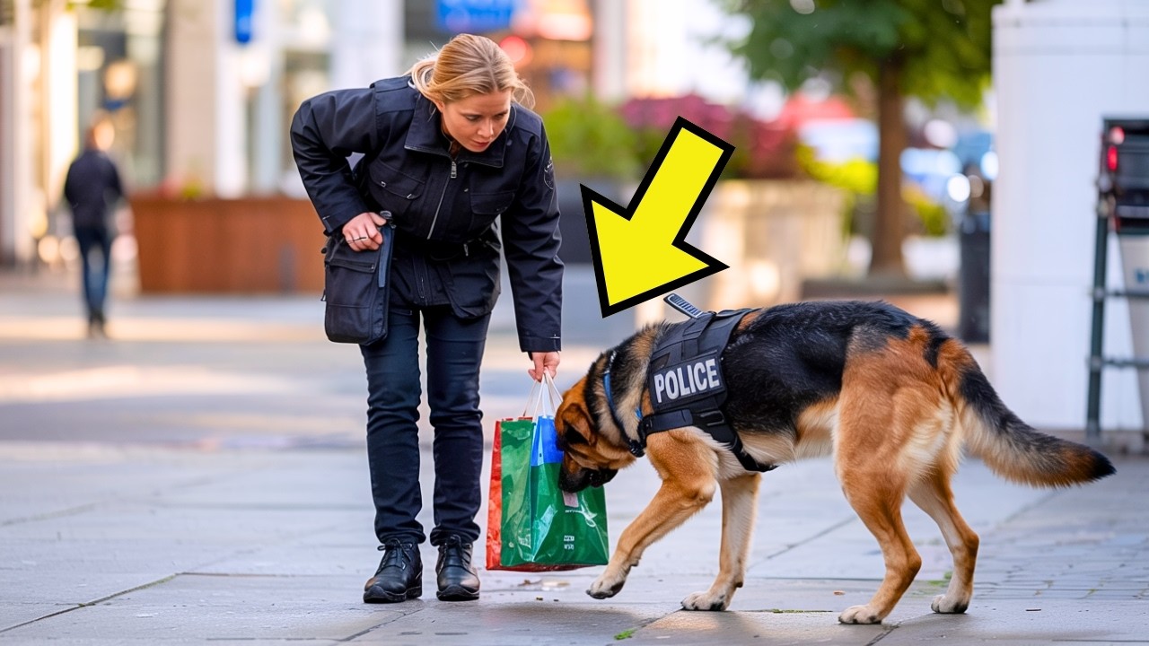 PERRO POLICÍA SIGUIÓ A MUJER POR HORAS, PERO EL MOTIVO ASUSTA…