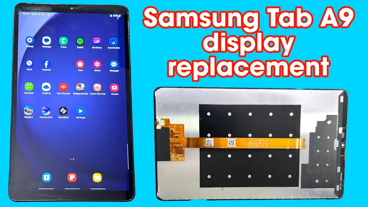 Samsung tab a9 display replacement / Samsung tab a9 display problem / Samsung a9 tab disassembly