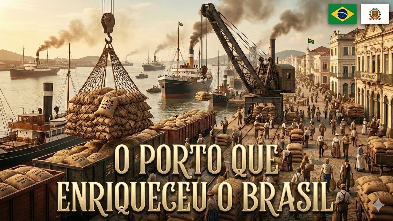 Santos nos anos 1900: O Porto do Café Que Enriqueceu São Paulo
