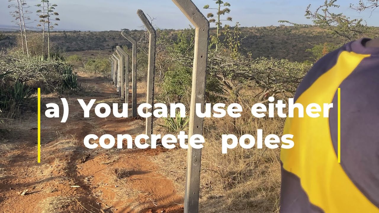 How to setup a chainlink fence