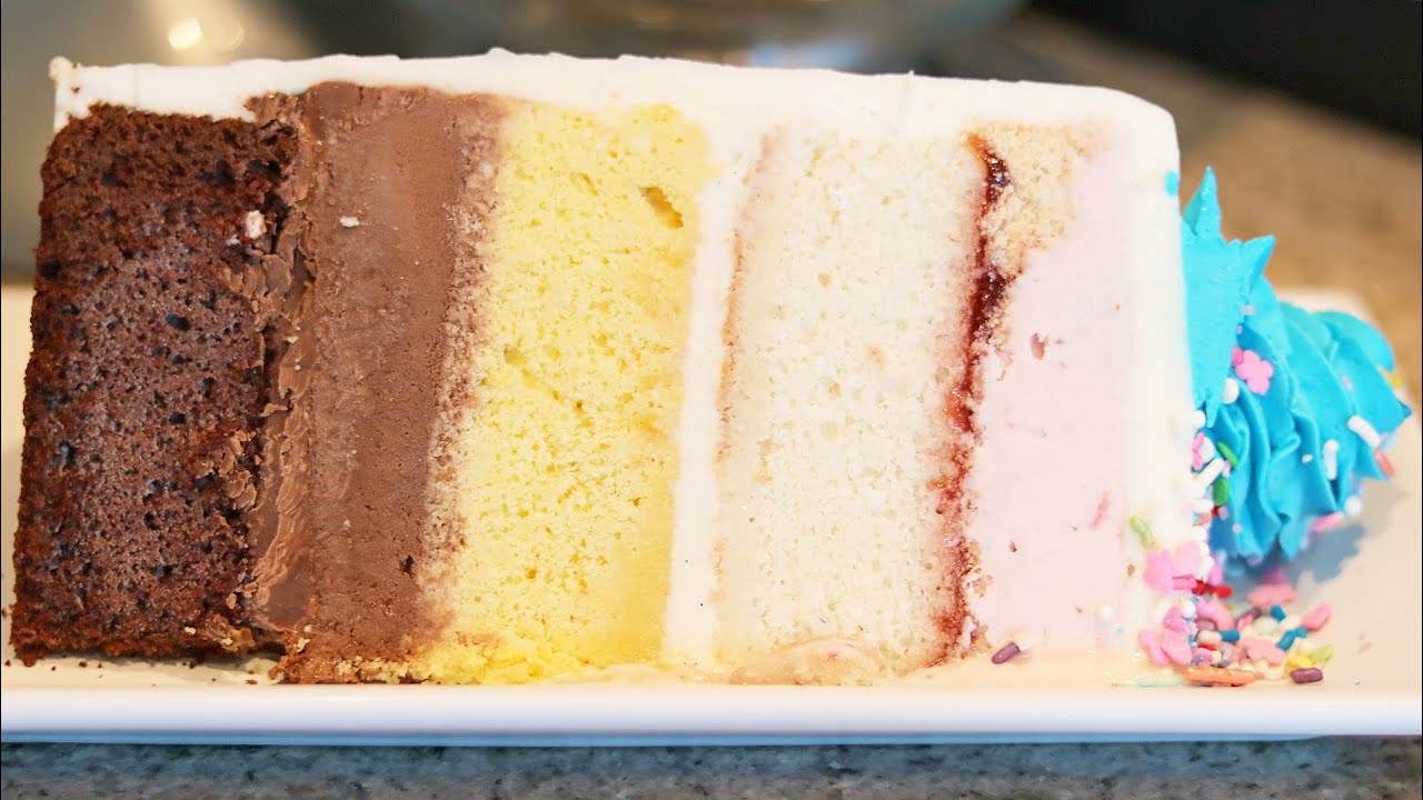 Dan Sheppard Makes a Neapolitan Ice Cream Cake