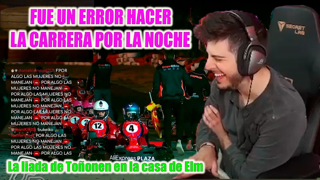 La fiesta de la PapadaHouse fue un descontrol, Reacci&oacute;n al Torneo de Karts