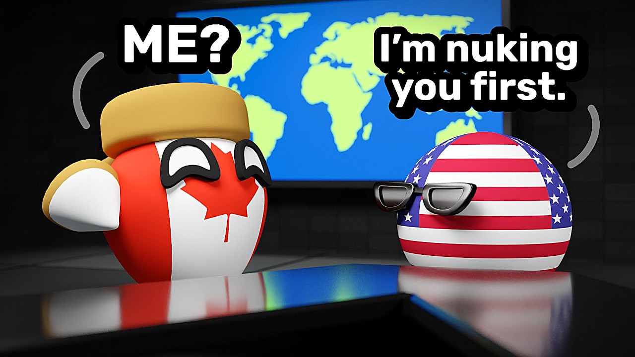 WHICH COUNTRY SURVIVES NUCLEAR WAR? | Countryballs Animation