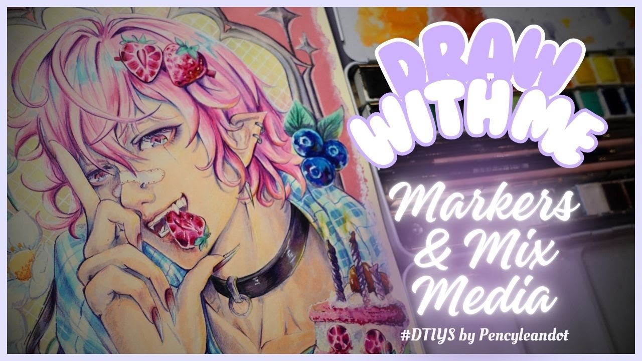★˖° Draw with Me ✦ dtiys By Pencyleando ✦ Marcadores alcohol