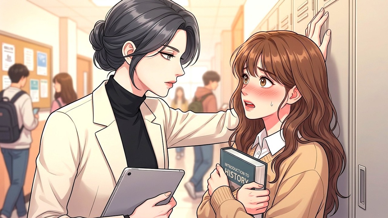 My First Day at the University, I Accidentally Kissed the Campus Ice Queen | GL/WLW Romance