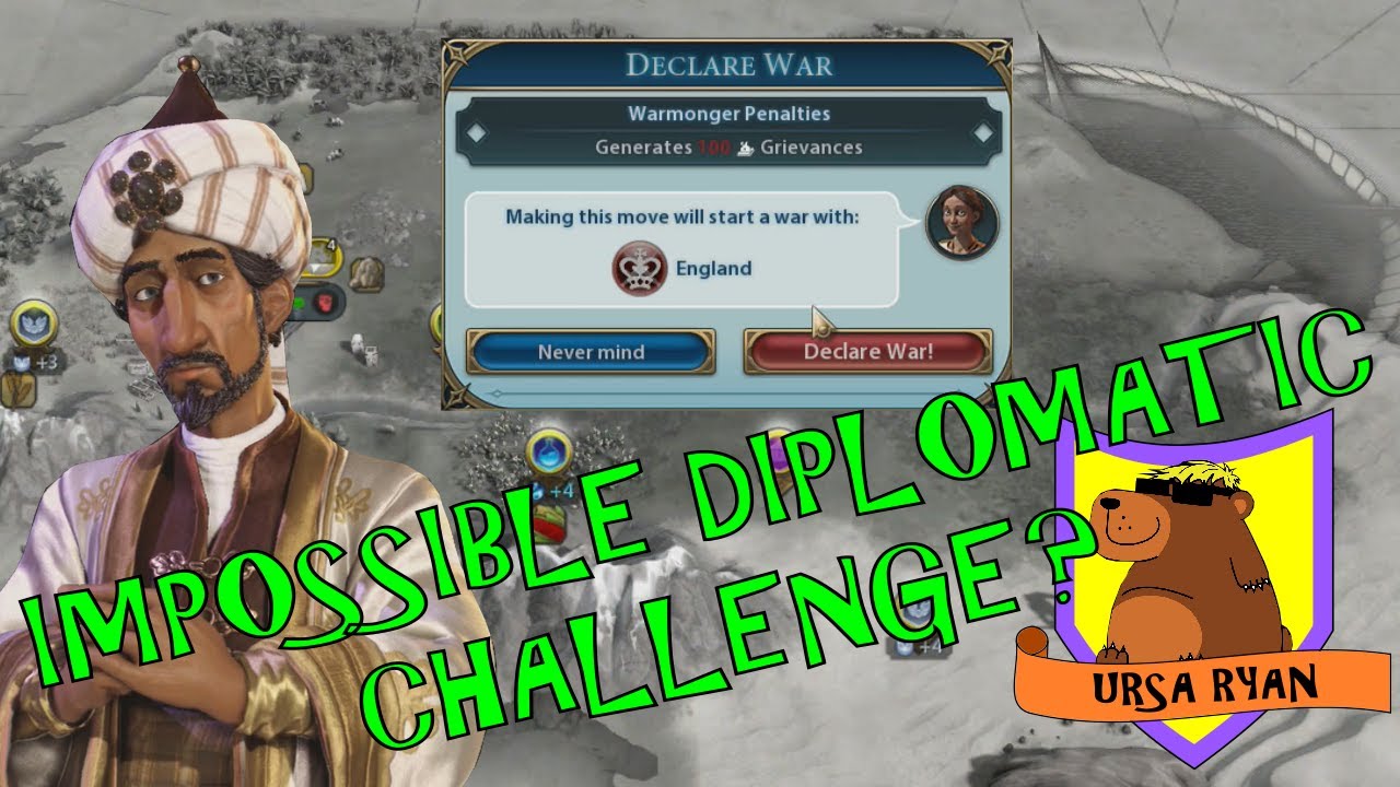 Is Diplomatic Victory Possible With CONSTANT WAR WITH ALL CIVS (Challenge) &ndash; Impossible! #1