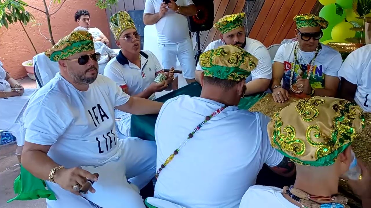 Asociación kola IFA Osha de Miami.... Así de linda es nuestra religión parte 4