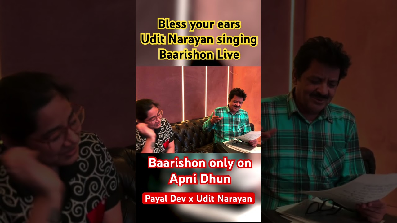 Blessing your timeline with @RealUditNarayan & @PayalDevOfficial Live Singing Baarishon