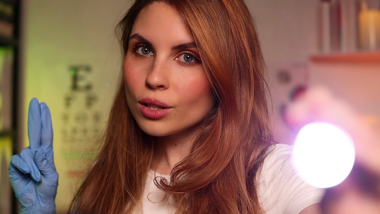ASMR Extremely Detailed EYE EXAM *Light Triggers,Vision Tests,Color Blindness* Medical Roleplay