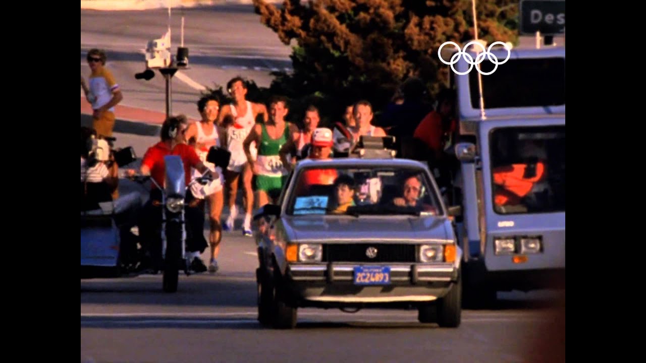 Carlos Lopes Comes Back To Win Marathon Gold - Los Angeles 1984 Olympics