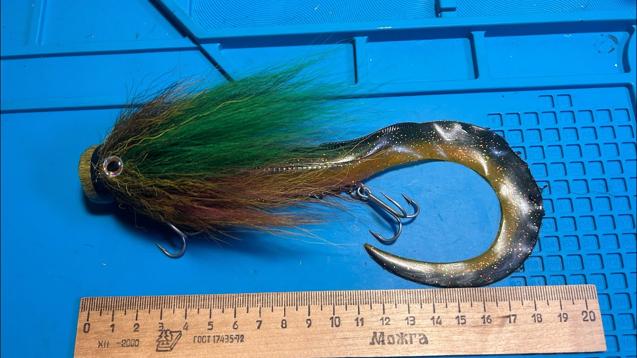 Бактейл VS Mouse 180мм./42г.  Мал, да Удал! #fishing #handmade #mouse #fishingvideo