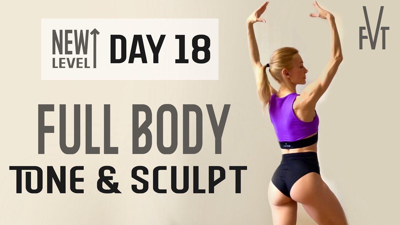 20 MIN FULL BODY BARRE WORKOUT [Lose weight - tone - sculpt]