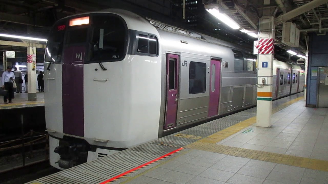 【湘南ライナー215系】東京発車（湘南ライナー7号）【無編集】【2018年撮影】