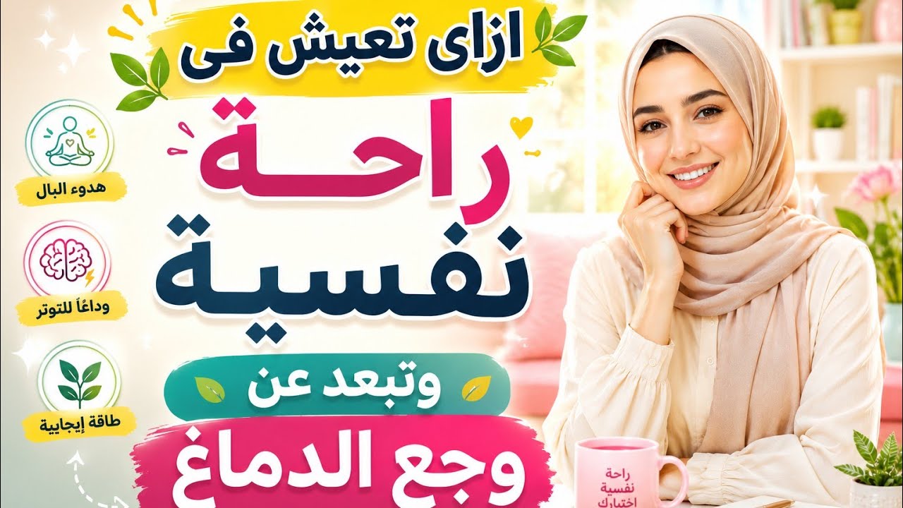 إزاى تعيشى فى راحة نفسية وتبعدى عن وجع الدماغ ؟!
