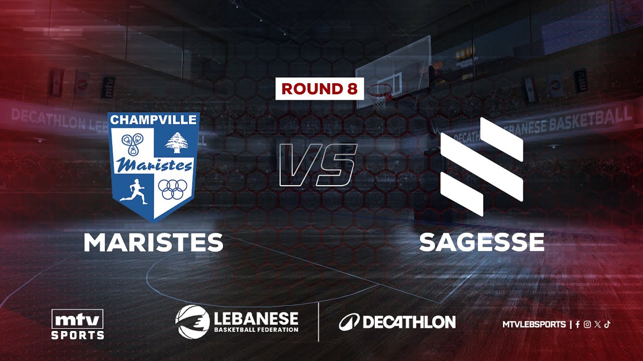 Decathlon Lebanese Basketball Championship 2025-2026 | Maristes vs Sagesse - Round 8