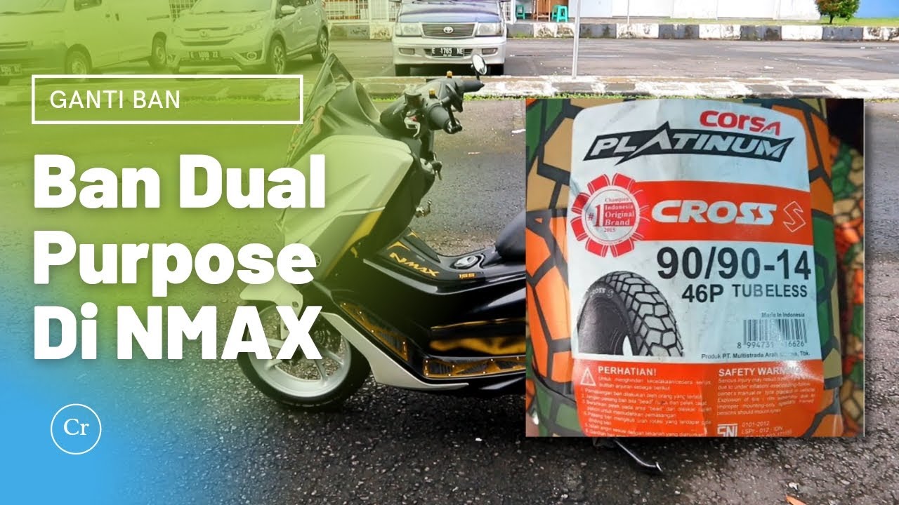 Ganti Ban Semi Trail di Yamaha Nmax